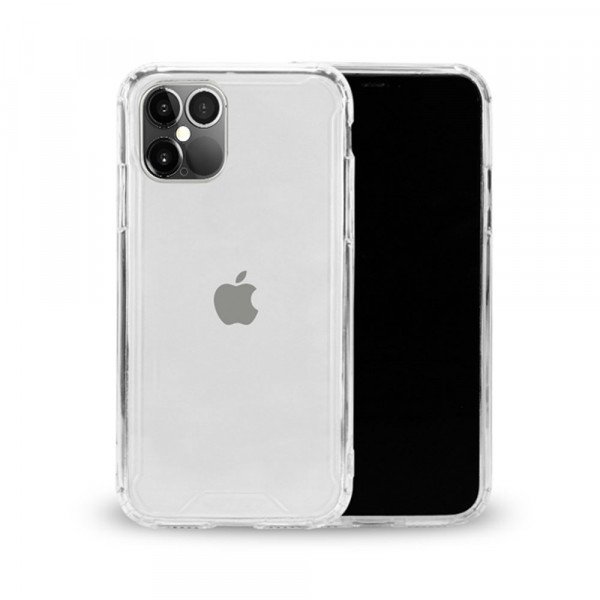 Wholesale Clear Armor Hybrid Transparent Case for iPhone 12 Mini 5.4in (Clear)